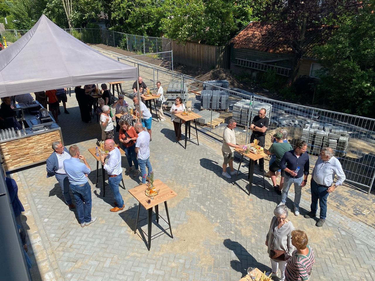 Eerste paal slaan | Partygarant impressie