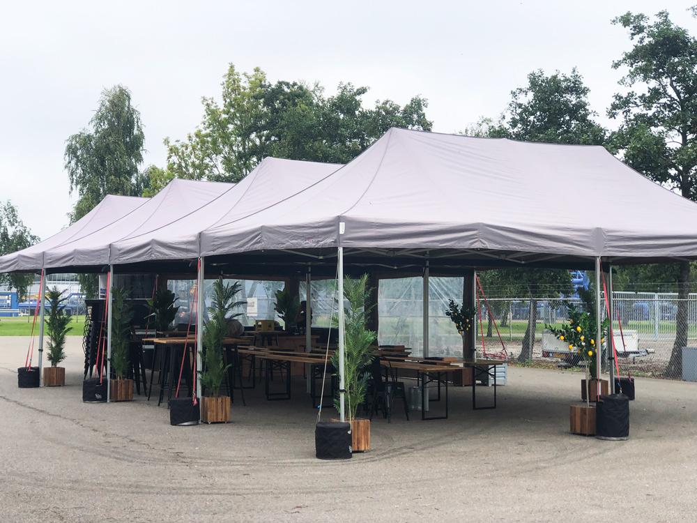 Open dag en bedrijfsopening | Partygarant vouwtent