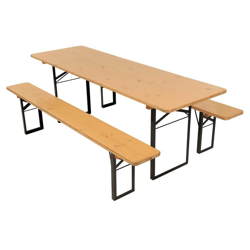 Bierbankenset (tafel met 2 banken)