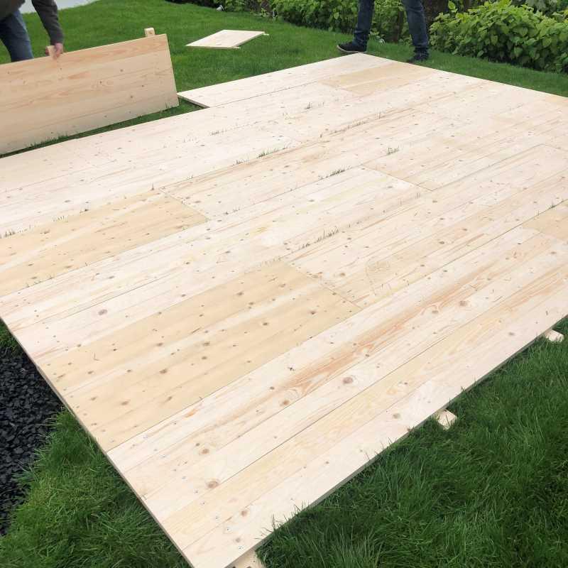 Tentvloer huren | Houten tentvloer