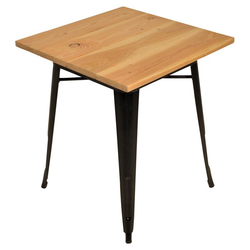 Tafel Industrie&euml;l met hout (4p)