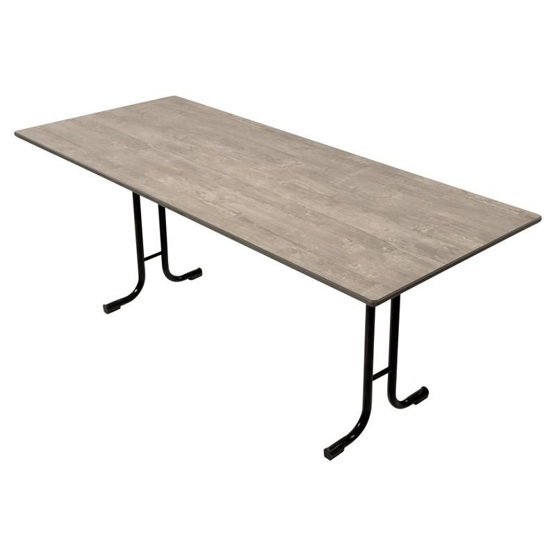 Tafel grijze houtlook (6p)